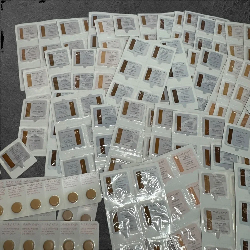 Mary Kay Foundation Sample Lot Mixed Shades Sachets Bulk Makeup
